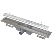 Душевой лоток AlcaPlast APZ11-300L 300 с решеткой нержавеющая сталь глянец