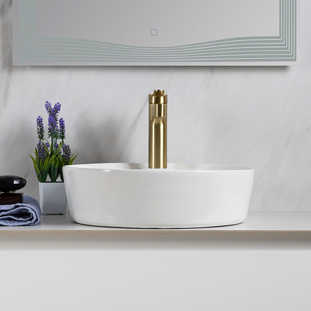 Раковина накладная BelBagno BB1306 43x43x13 белый