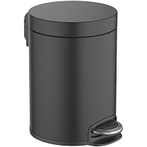 Ведро Aquatek AQ4991MB с педалью 5л, черный матовый