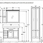 Тумба под раковину Opadiris Мираж 00-00000056 100 светлый орех - фото 3