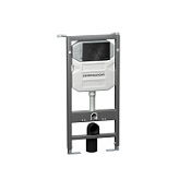 Инсталляция Ceramica Nova Envision/Round CN1001B с кнопкой смыва, черный матовый Инсталляция Ceramica Nova Envision/Round CN1001B с кнопкой смыва, черный матовый