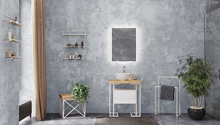 Металлические напольные конструкции Velvex Gelou 40 Ash