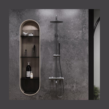 Душевая стойка Damixa Scandinavian Pure 936740300 черный