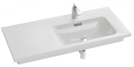 Раковина Jacob Delafon Vox EXAD112-Z-00 100х46 R белая