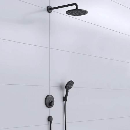 Душевой комплект Hansgrohe Raindance S 27959670 черный матовый