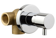 Встраиваемый дивертер Emmevi Spirit New 31019/CR для душа, хром