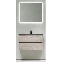 Мебель для ванной Sancos Urban 80 UR80EG дуб галифакс натуральный/черный