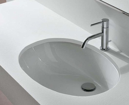 Раковина GLOBO Lavabi d'arredamento VA018.BI 57x43 белый