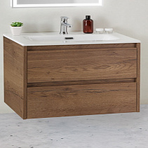 Тумба с раковиной BelBagno Kraft KRAFT 39-800/390-2C-SO-RT 80 Rovere Tabacco