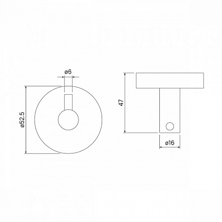 Крючок IDDIS Sena SENSS10i41 хром