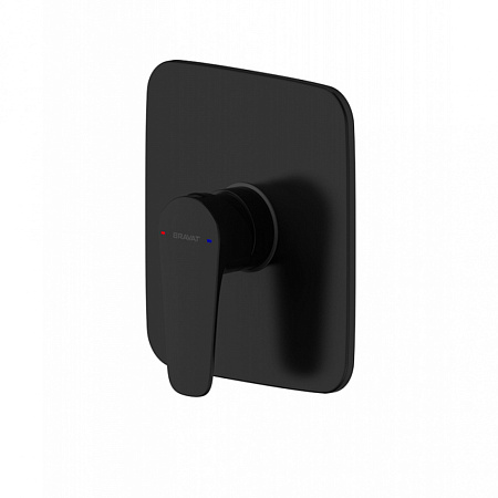 Смеситель Bravat Source PB8173218BW-ENG для душа, черный