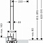 Смеситель напольный Hansgrohe Metropol 74530000 для раковины, хром - фото 3