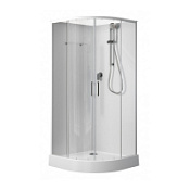 Душевая кабина Aquanet Passion EVO R white 90x90 белые стенки/прозрачное стекло НАБОР 1