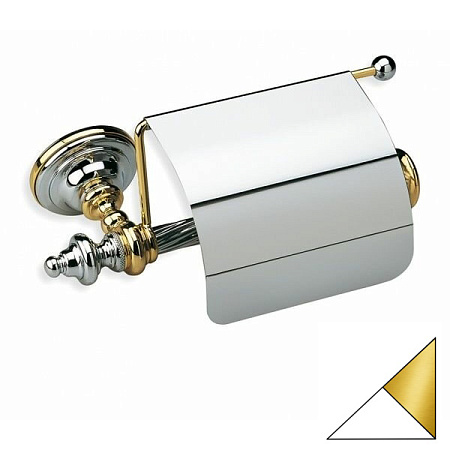 Держатель туалетной бумаги Stil Haus Giunone G11c(04) белый/золото