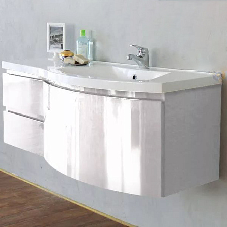 Тумба с раковиной BelBagno Prospero 120 R bianco lucido