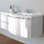 Тумба с раковиной BelBagno Prospero 120 R bianco lucido - фото 1