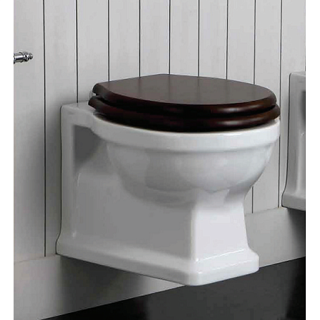 Унитаз подвесной Simas Londra LO918bi орех/хром