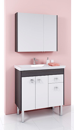 Мебель для ванной Aqwella Командор Kom.01.08/n/VM напольная венге магия