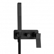 Смеситель IB Rubinetterie Wave EWA314NP для ванны и душа, черный матовый