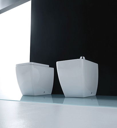 Чаша для унитаза приставного Kerasan Ego 321601 белый