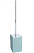 Ершик Fixsen Gusto FX-300-5 хром | бирюзовый