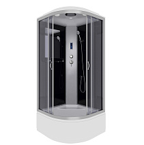Душевая кабина Niagara Classic NG-2509-14P 100x100x215 стекло тонированное/профиль серебро