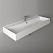 Раковина подвесная Simas Agile AG 121 bia 121x46x13 с 1 отверстием под смеситель, белый