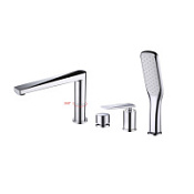 Смеситель Boheme Venturo 370 на борт ванны, хром