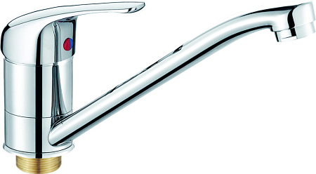 Смеситель для кухонной мойки RUSH Corsica CO4240-27 хром