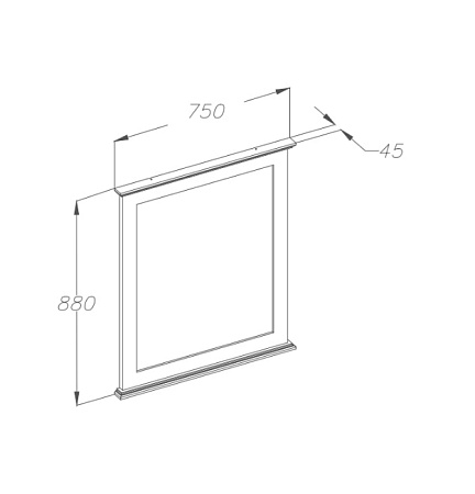 Мебель для ванной Opadiris Палермо Z0000008555 75 белый матовый