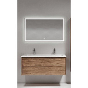 Мебель для ванной Sancos Marmi 2.0 120 MR2.0120ECH два смесителя, дуб чарльстон/белый