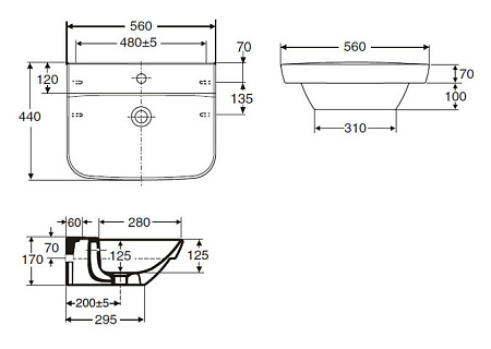 Раковина IDO Seven D 1111301101