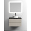 Мебель для ванной со столешницей Sancos Snob T 80 SNT80CE+TT80A1X Beige Soft/Black Sky