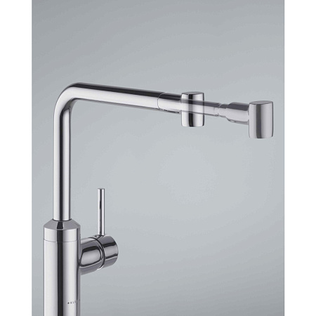 Смеситель Kludi L-Ine 428210577 для кухонной мойки, хром