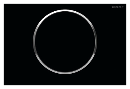 Кнопка смыва Geberit Sigma 10 115.758.KM.5 черный/хром