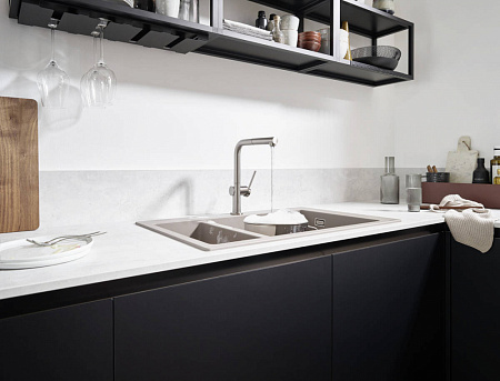 Смеситель Hansgrohe Talis M54 72809000 для кухонной мойки, хром