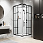 Душевая кабина Niagara Standart ST90/15QR/KL/BKT 90x90x225 черный матовый/прозрачный клетка - фото 4