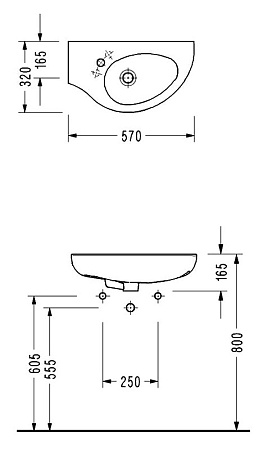 Раковина Serel Friendly 6742