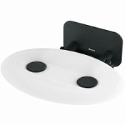 Сиденье для душа Ravak Ovo-P OVO-P II OPAL/BLACK B8F0000057 откидное, прозрачно-белое/черное Сиденье для душа Ravak Ovo-P OVO-P II OPAL/BLACK B8F0000057 откидное, прозрачно-белое/черное