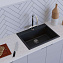 Кухонная мойка Omoikiri Tedori 79-BL 79х51 черный - фото 2