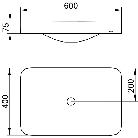Мебельная раковина Keuco Edition 400 31570317500 60