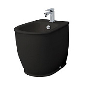 Биде напольное ArtCeram Azuley AZB002 03;00 черный глянцевый