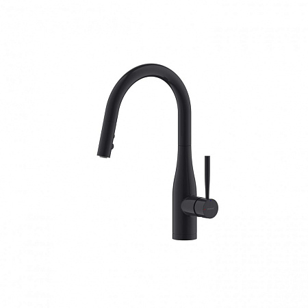 Смеситель Bravat Miranda F7164208BW-1B-ENG для кухонной мойки, черный