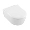 Унитаз подвесной Villeroy & Boch Avento 5656RS01 с сиденьем микролифт SlimSeat, alpin - фото 13
