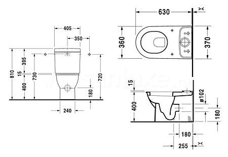 Унитаз-компакт Duravit Darling New 2138090000