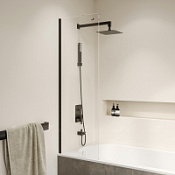 Шторка на ванну RGW Screens SC-056-8B 35110562840-14 40x150 прозрачное/черный