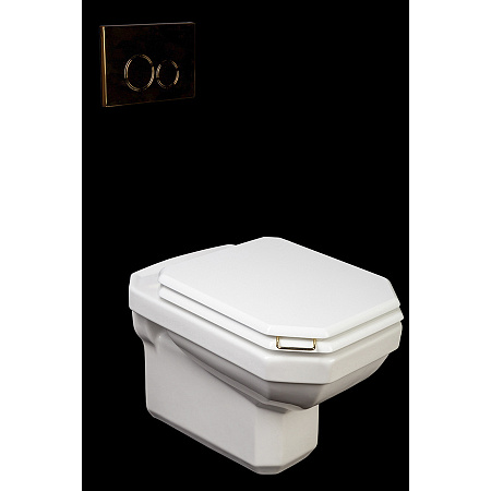 Чаша для подвесного унитаза Boheme Vogue 944 белый