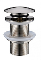 Донный клапан Boheme 612-NB для раковины, никель брашированный