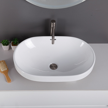 Раковина полувстраиваемая BelBagno BB1004 40x60x19 белый