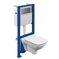 Комплект Cersanit CARINA XL CO DPL EO SLIM + LINK PRO унитаз+инсталляция